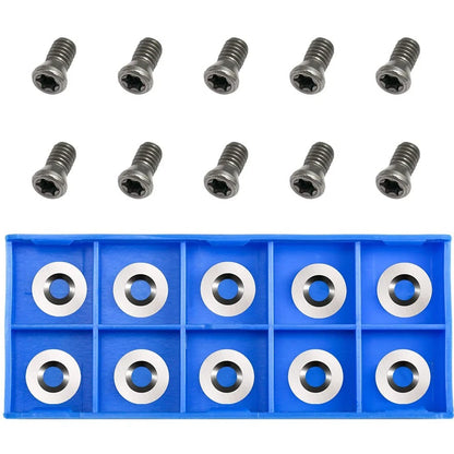 Pack of 10 Round Cutting Blades 12mm for General Woodworking Tasks