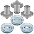 Deck Spindles with 6.47 in Pulleys for Hustler Raptor SD 7000 (2018–2020)
