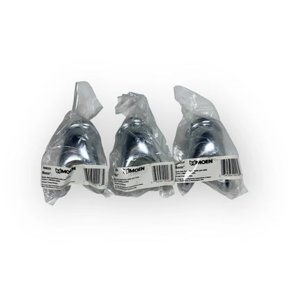Set of 3 Chrome Double Robe Hooks for Moen YB8003CH