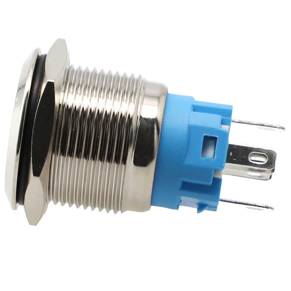 19mm Push Button Switch with Power LED for Heavy Duty Use