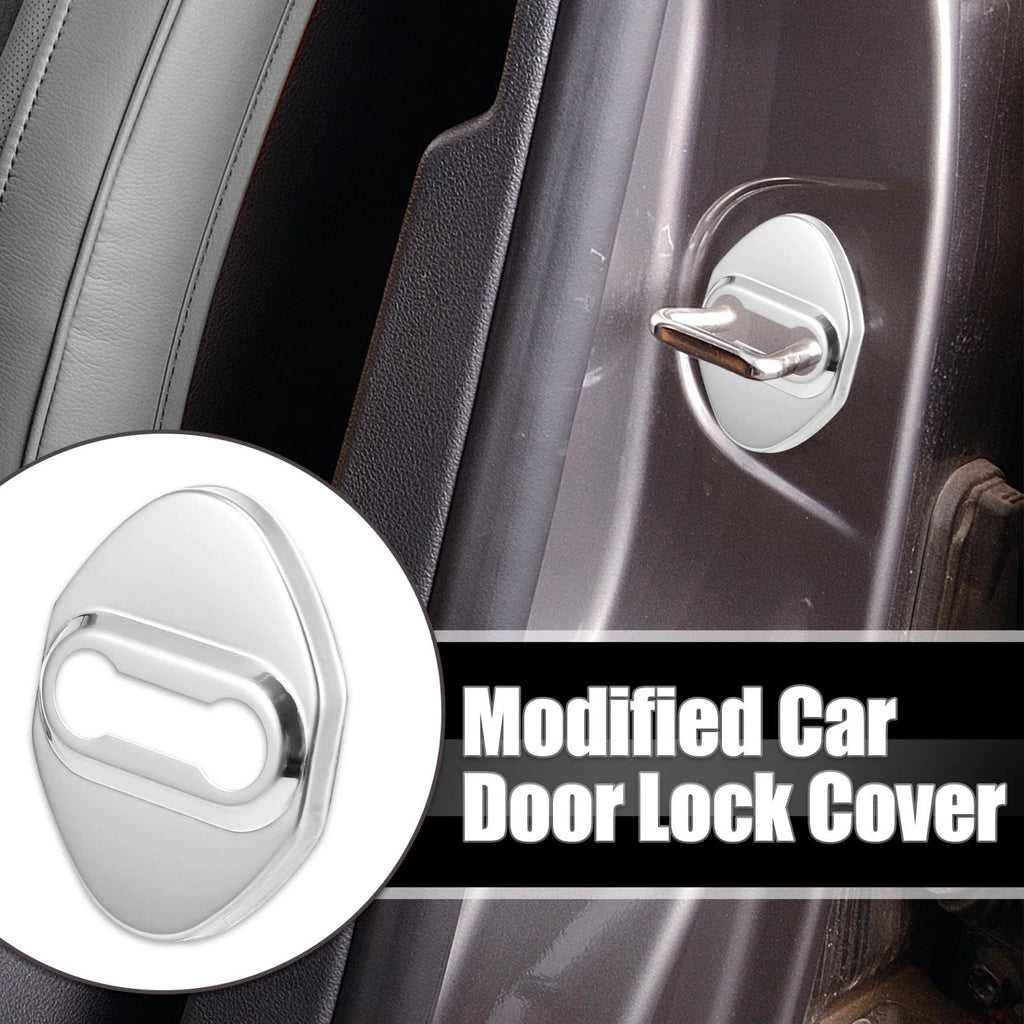 4PCS Door Lock Latch Striker Cover Protector Caps for Toyota (2005–2020)