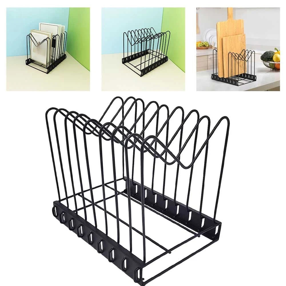 Adjustable 8-Section Desk Organizer for File Storage