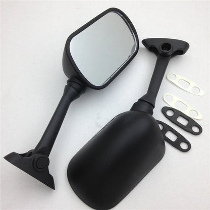 Black Racing Mirrors for Suzuki GSXR 1000/SV650 (2003–2006)