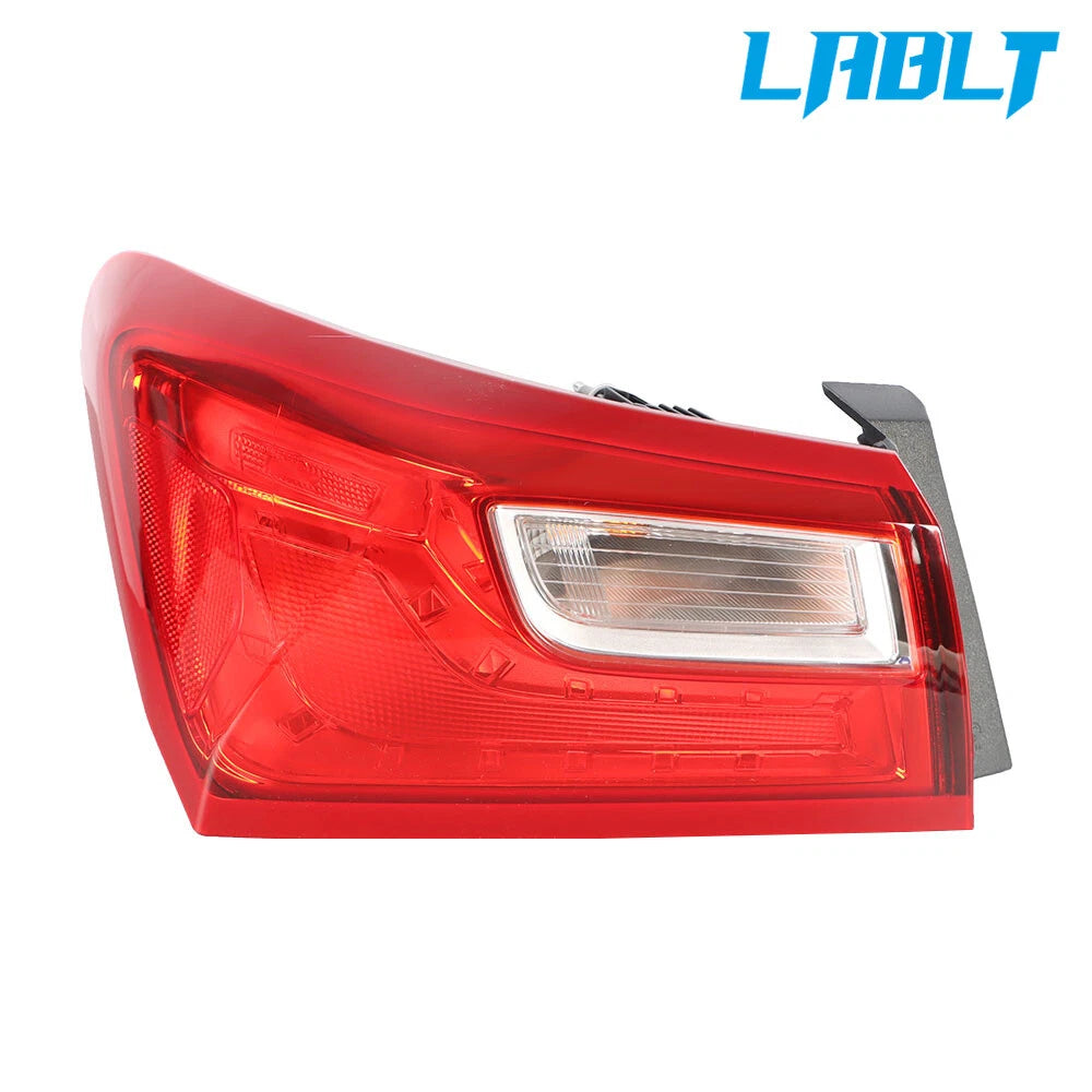 Outer Driver Left Side Rear Tail Light Lamp for Chevy Malibu (2016–2021)