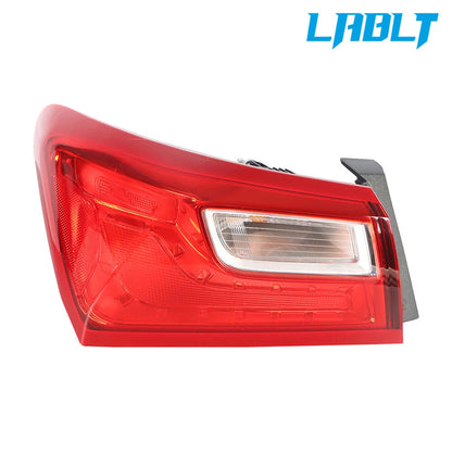 Outer Driver Left Side Rear Tail Light Lamp for Chevy Malibu (2016–2021)