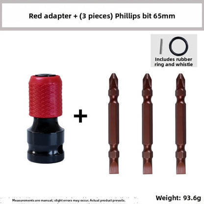 Metal Socket Adapter for 12 to 14 Hex Shank Drill Bits