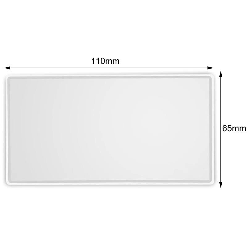 Sun Visor Mirror for Car - Stainless Steel Auto Decoration