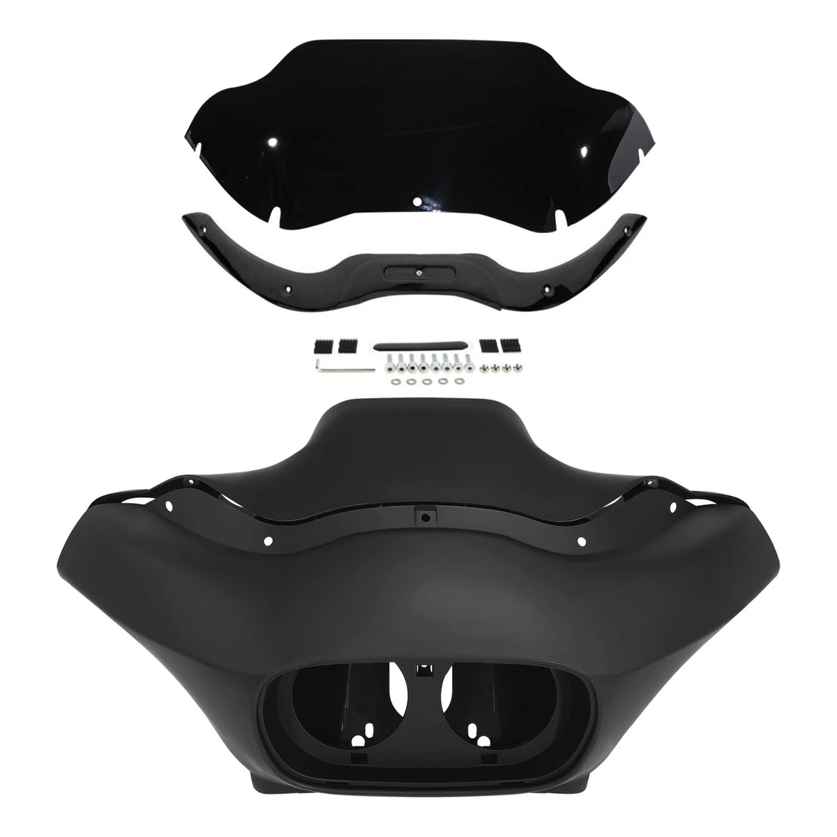 Matt Inner Outer Fairing & Windshield & Trim for Harley Road Glide (2004–2013)
