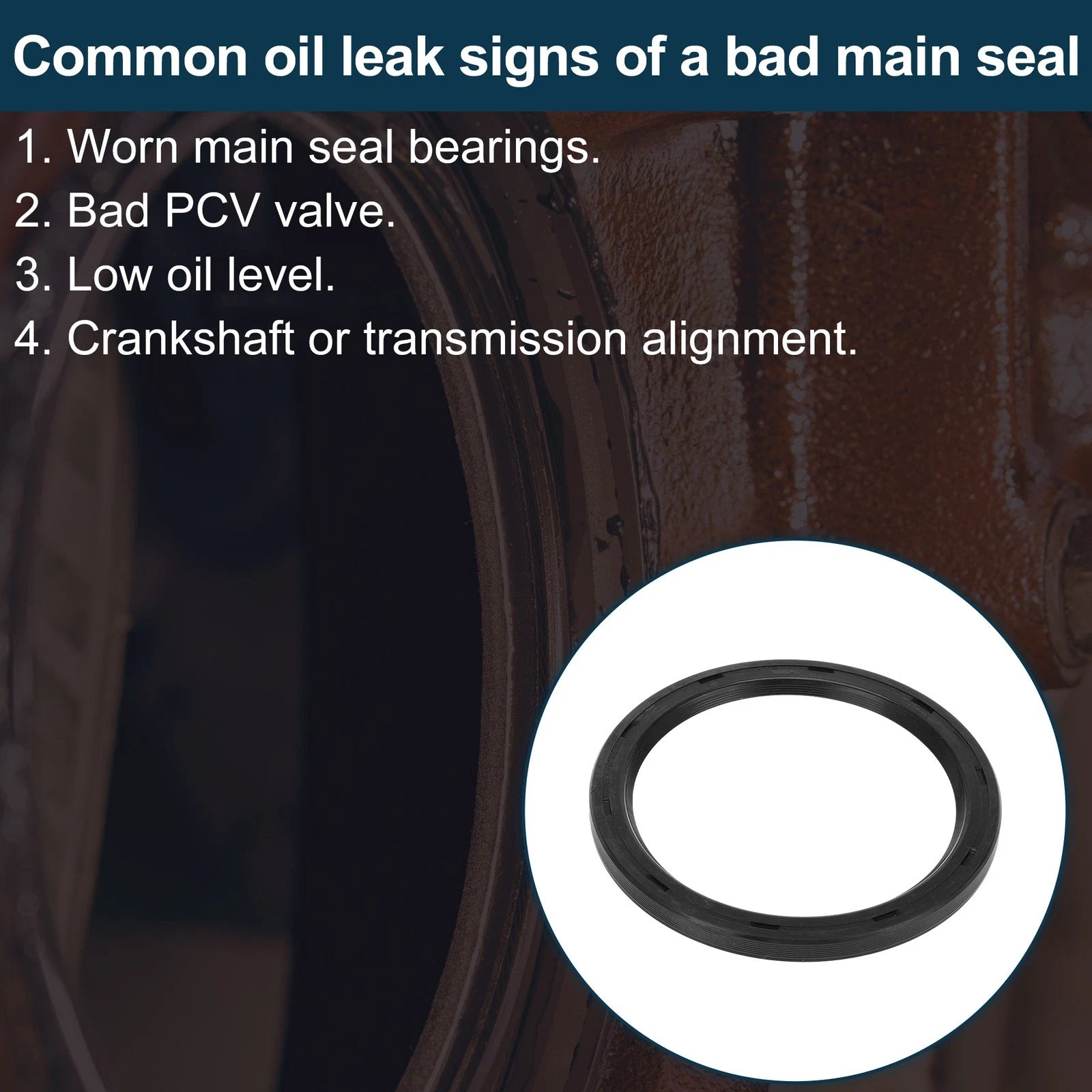 Rear Crankshaft Oil Seal Replacement for BMW X6 (2008–2014)