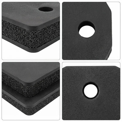 Black Filter Cotton Sponge Pad for Dry Cleaning Units (20.7 x 15.7 x 3 cm)