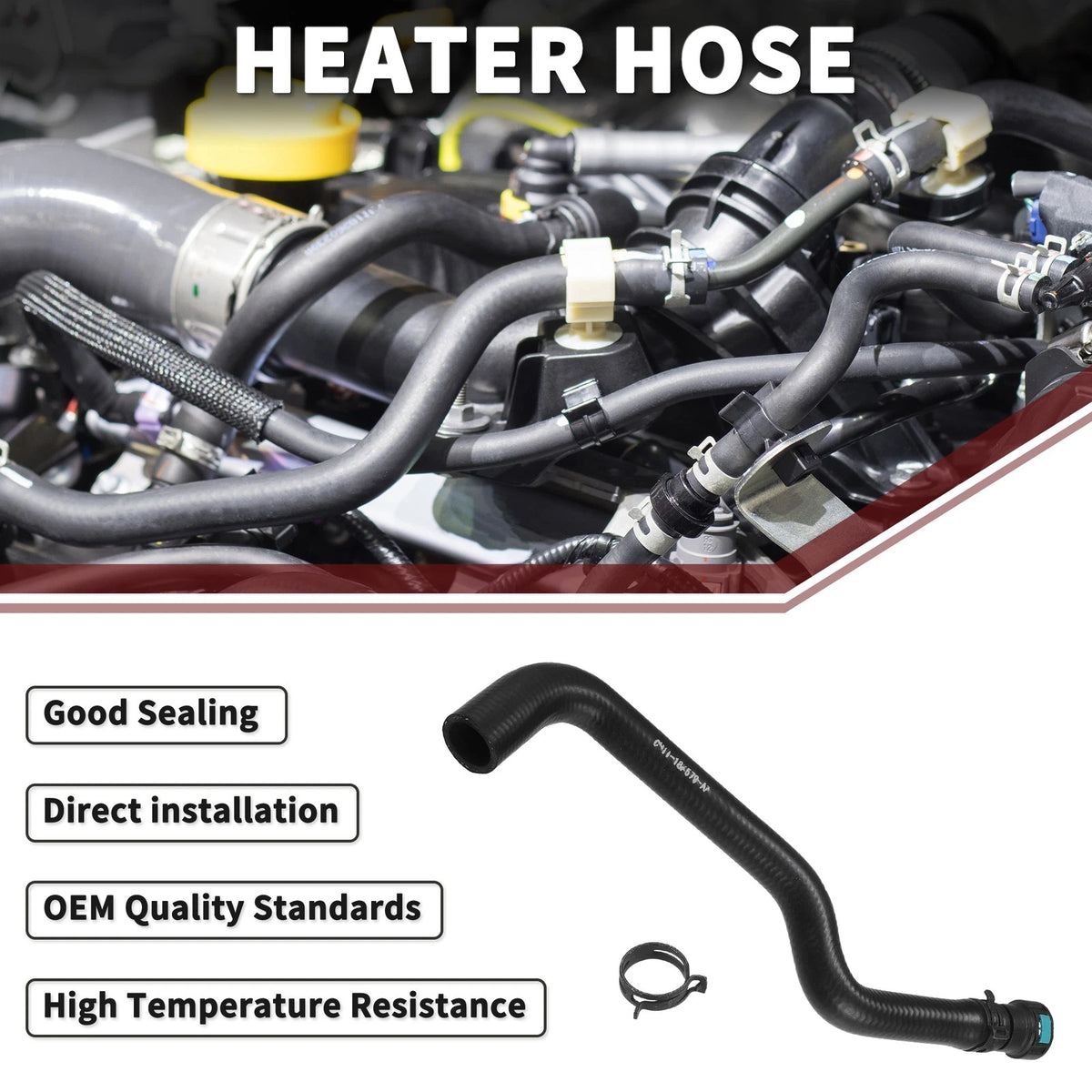 Heater Hose Replacement for Ford B-Max Fiesta 2012–2023 (08–23)