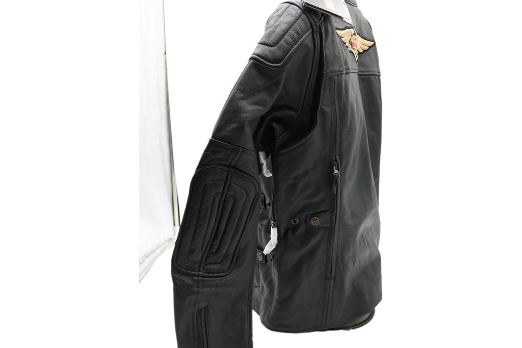 Nostalgia Triple Vent Leather Jacket for Harley-Davidson (NWT, Medium)