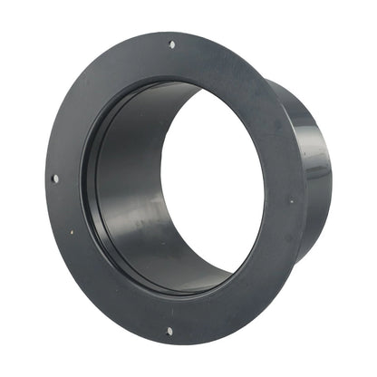 ABS wall flange connector for ventilation pipe air ducting connection