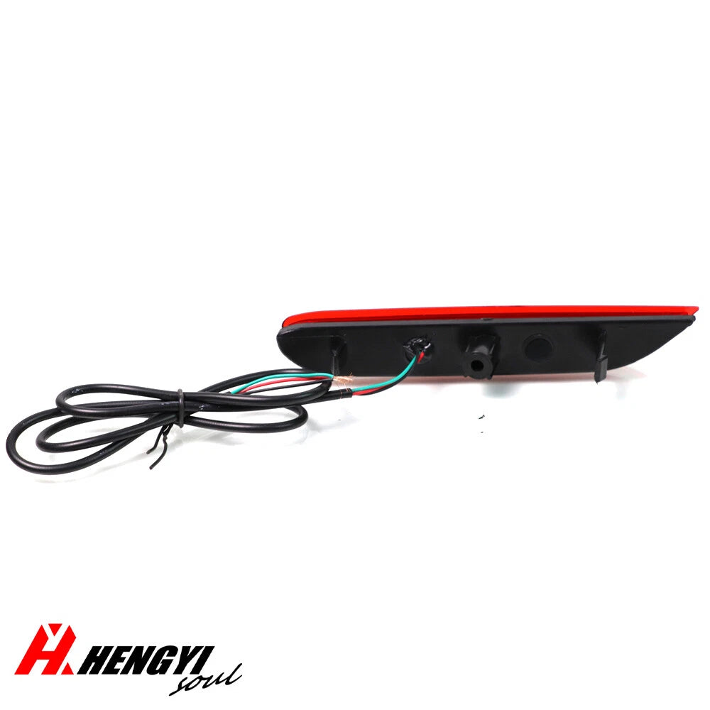 Pair Red LED Rear Bumper Tail Brake Signal Lights for Infiniti Q30 Q50 Q70 QX60 (2016–2020)