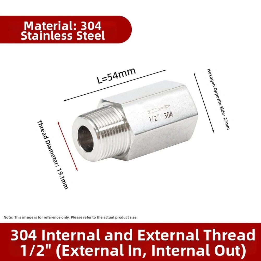 304 Stainless Steel Check Valve for Directional Flow Control