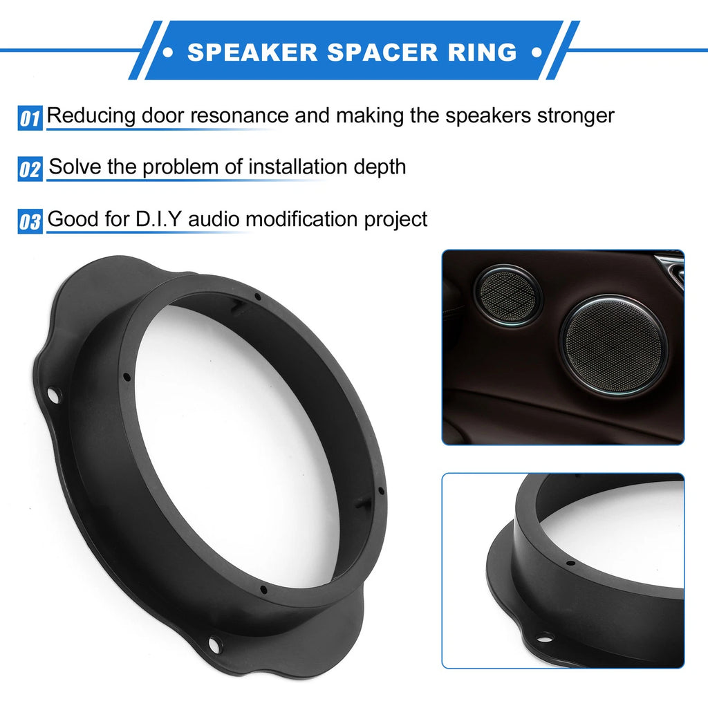 Tweeter Speaker Spacer Ring 2 Set for Ford Explorer 6.5in (2011–2019)