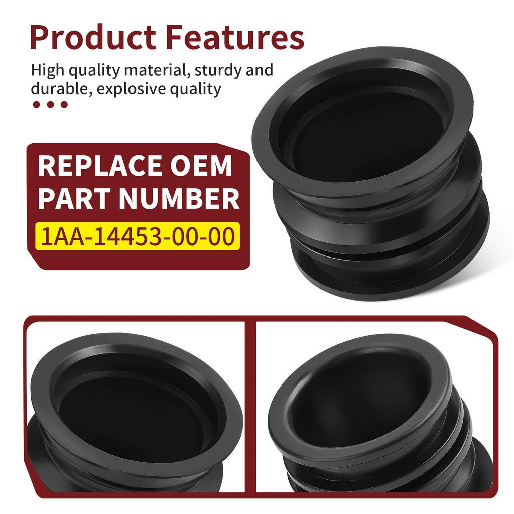 Air Cleaner Joint 1AA-14453-00-00 for Yamaha Big Bear 350 Kodiak 400 Maxim X 700 (1990–2006)