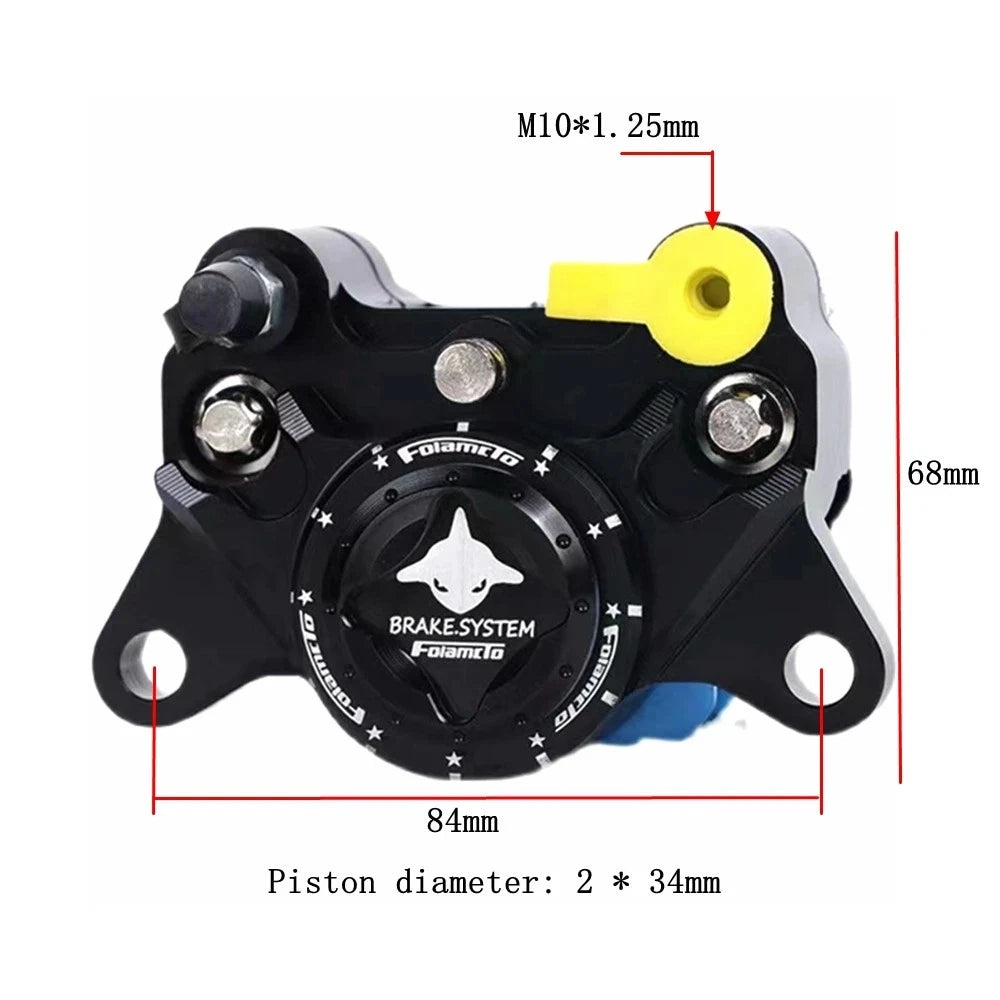 84mm 2-Piston Brake Caliper for Honda Yamaha Motorcycle