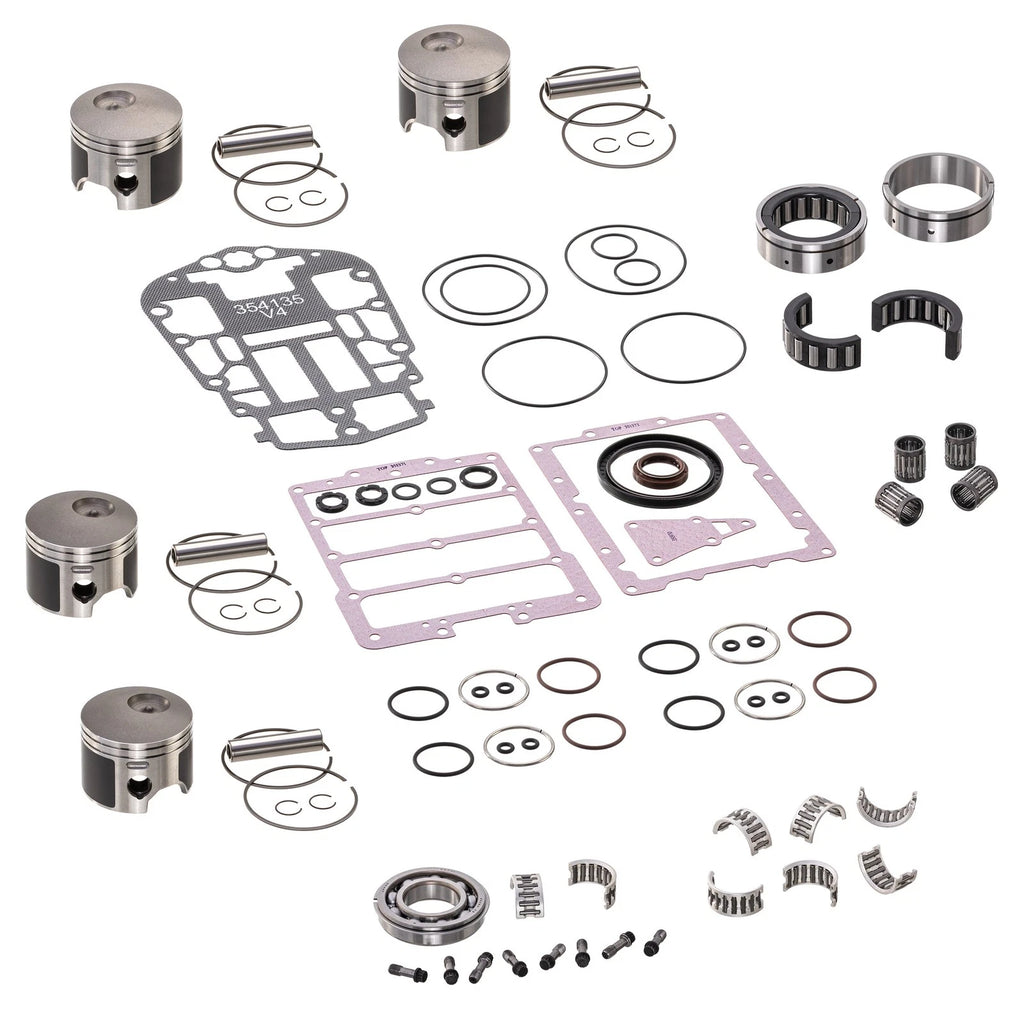 Powerhead Piston Gasket Rebuild Kit for Johnson Evinrude 115 130 V4 Etec (N/A)