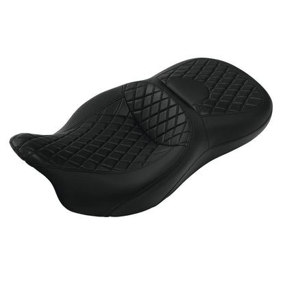 Rider & Passenger Seat for Harley Touring Electra Road Glide (2009–2023) Black