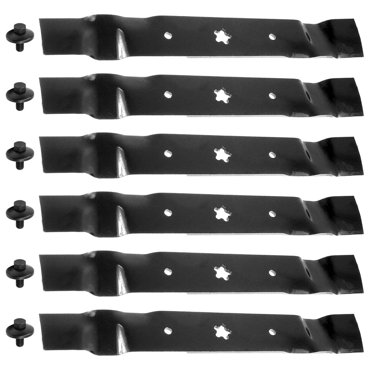 Deck Blade and Bolt Kit for Husqvarna LGTH2454 YTH24V54 (2005–2018)
