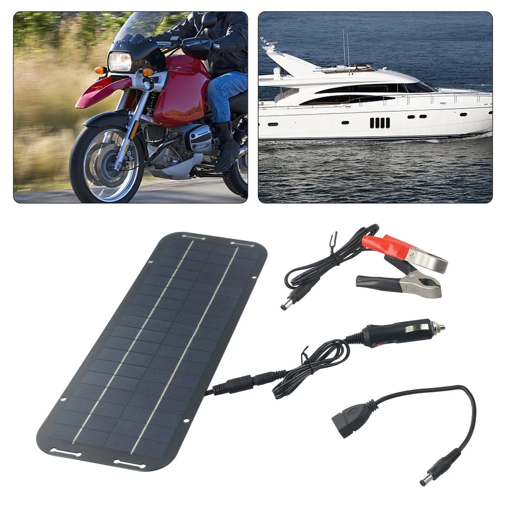60W Solar Panel 12V Battery Charger for Car Van Boat (Universal)