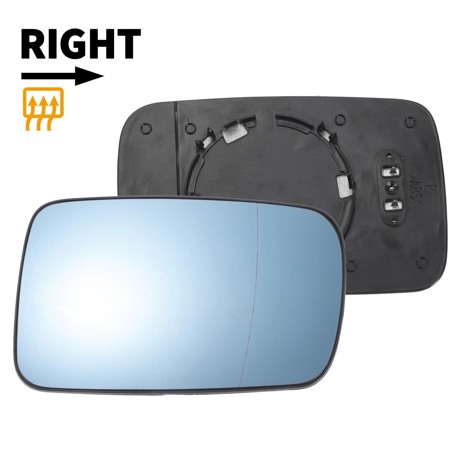 Right Side Heated Blue Mirror Glass for BMW 3 Series E46 (1999–2006)