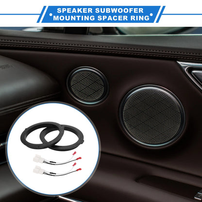 Set of 2 Speaker Spacer Rings for Ford Escape (6.5")
