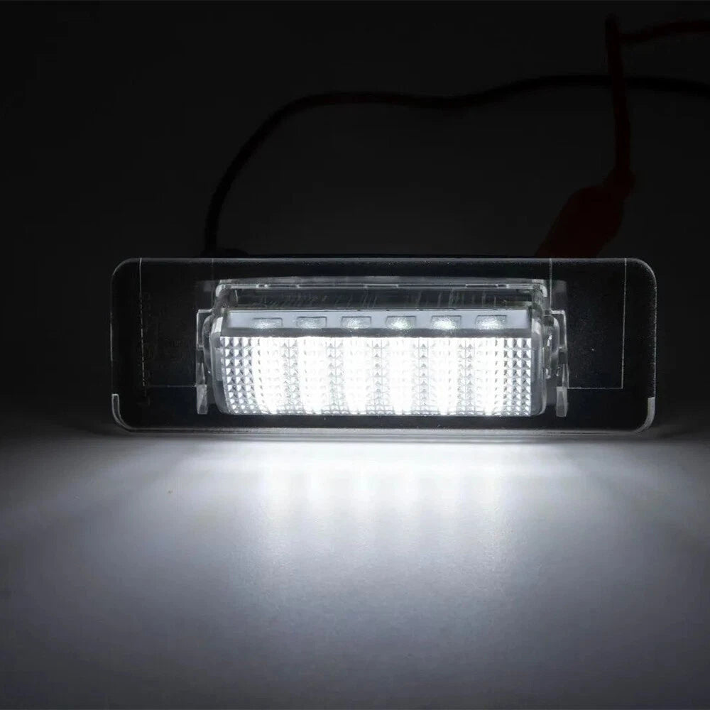 2X LED License Plate Light for Mercedes W210 E Class (1996–2002) W202 (1997–2000)
