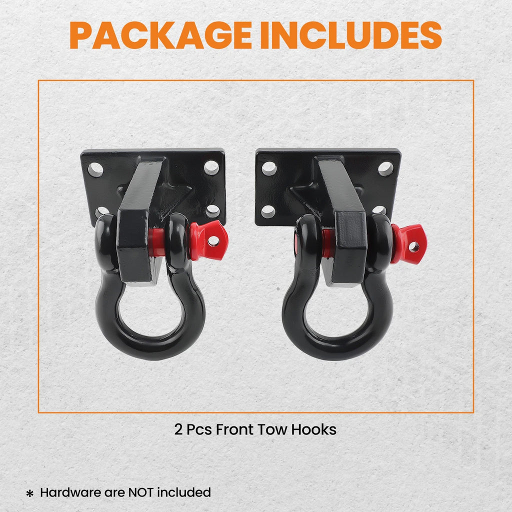 2X Tow Hook for Dodge Ram 2500/3500 (2010–2019)