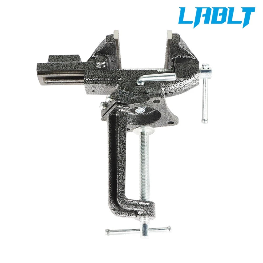 Bench Vise 3.3 Inch with Swivel Base for Universal Use