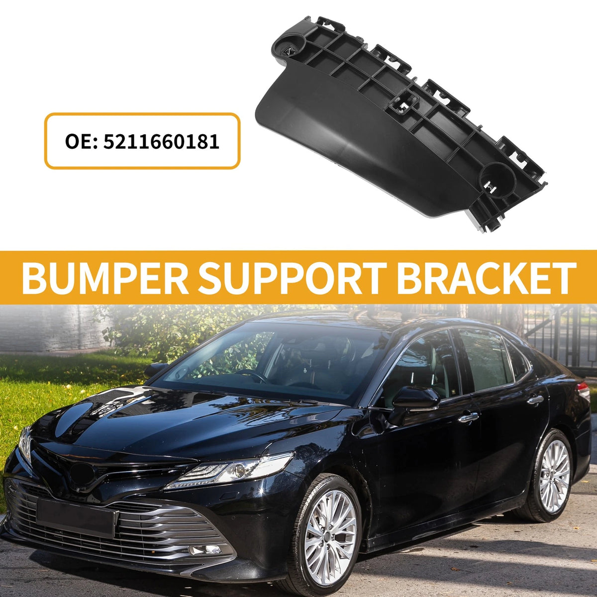 LH Side Front Bumper Support Bracket for Toyota Land Cruiser 200 (2008–2015)