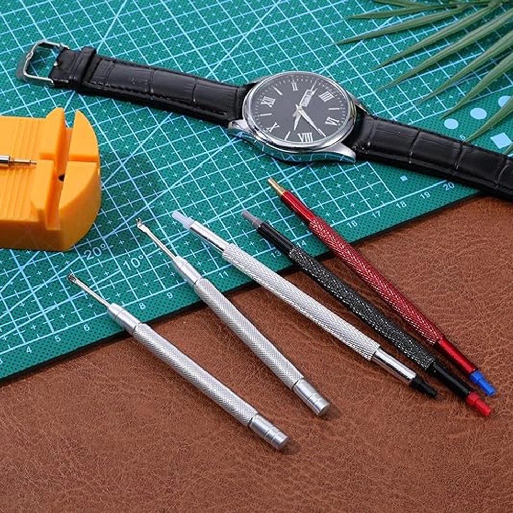 3 Hand Pressers & 2 Dial-Safe Removers for Watch Repair