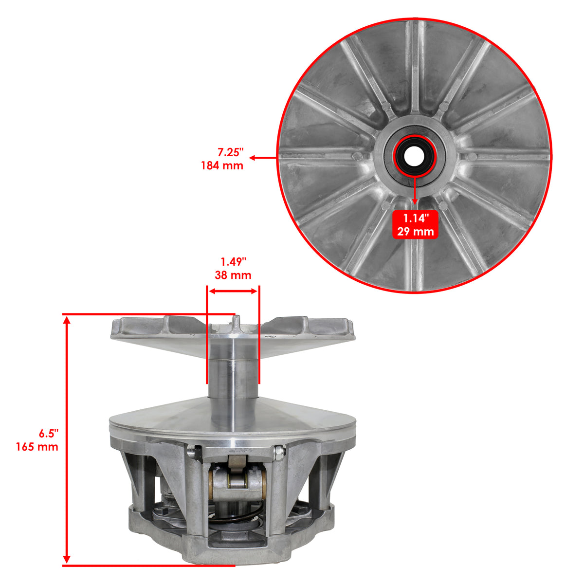 Primary Drive Clutch Replacement for Polaris Sportsman 800 (2007)