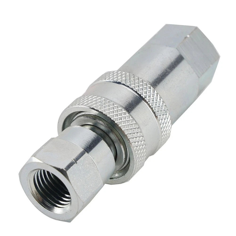 Quick-release fittings 1/4 NPT coupler galvanized finish