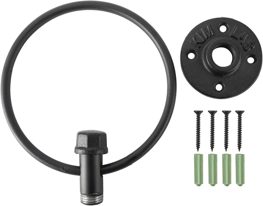 Round Towel Ring Holder for Bathroom Kitchen (Rust-Resistant)