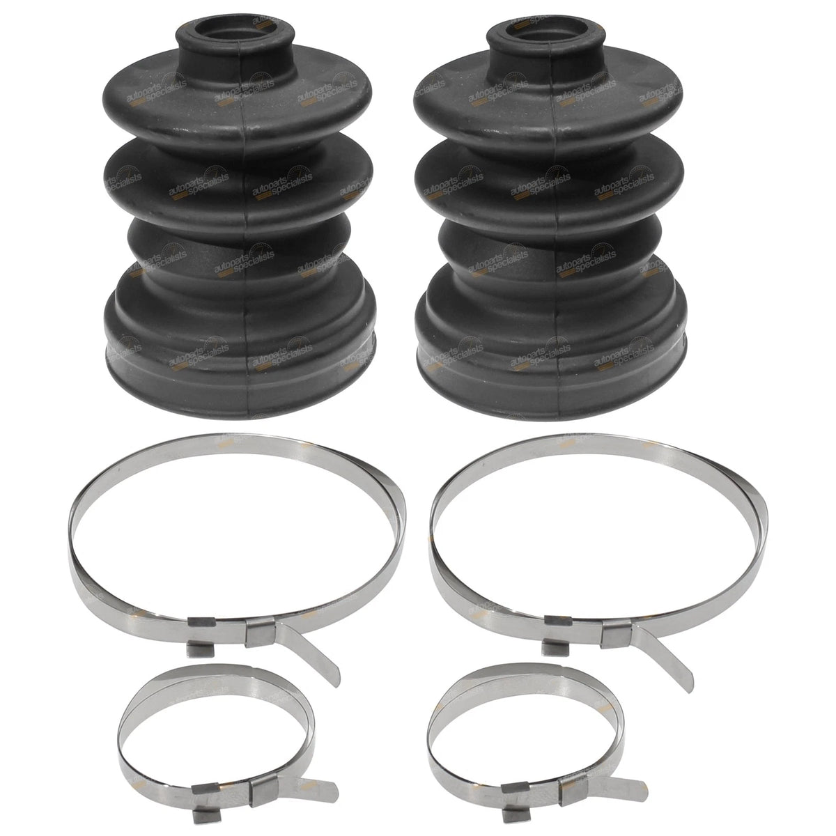 Set of 2 Front Inner CV Boots for Subaru Brumby AU5 (1981–1994)