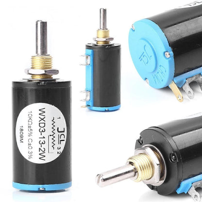 10K Ohm Multiturn Wirewound Potentiometer Adjustable Resistor for