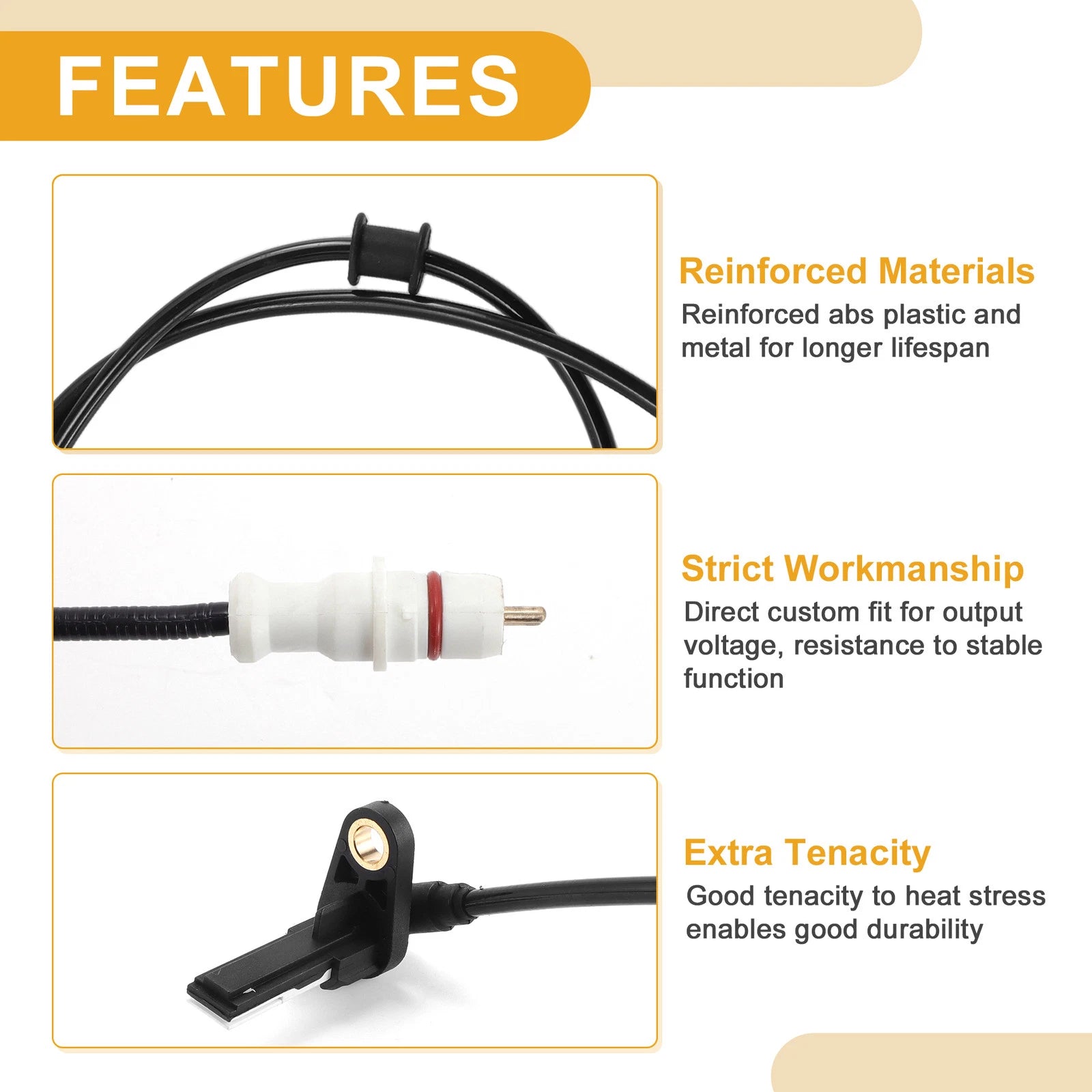 ABS Wheel Speed Sensor No. 6040004811 for Renault Kangoo (2000–2008)
