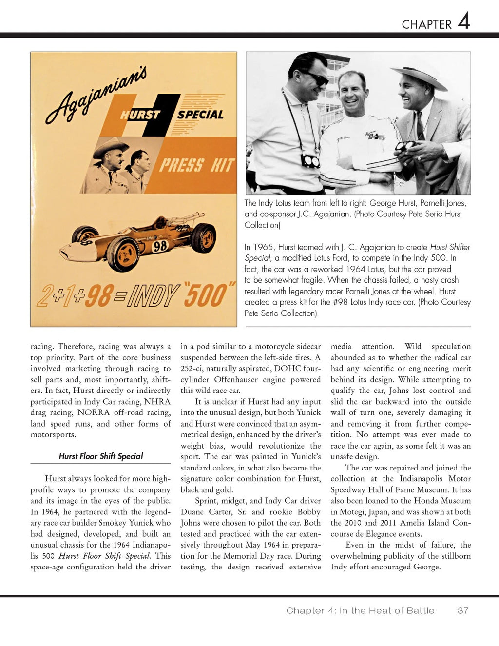 Hurst Equipped Book for Oldsmobile Cutlass