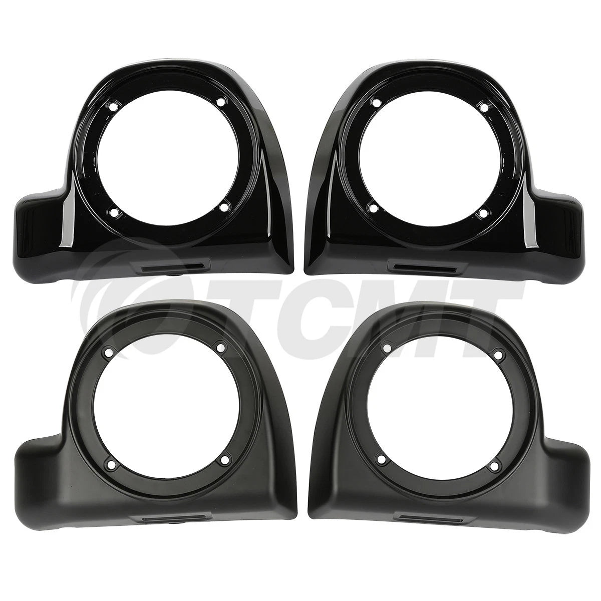 6.5" Fairing Lower Speaker Boxes for Harley Touring Models (2014–2024) - Matt/Gloss Black