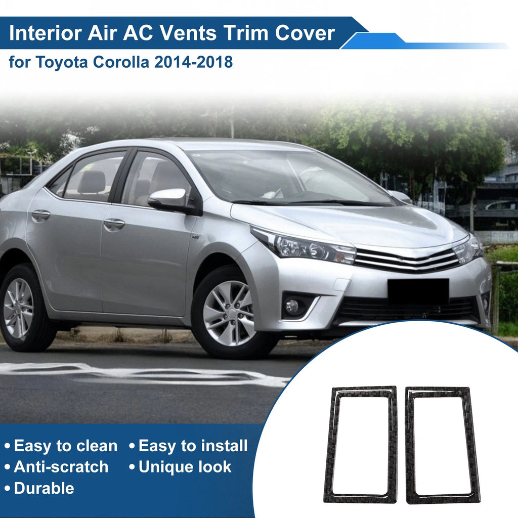 Air Conditioner Outlet Vent Trim Cover Frame for Toyota Corolla (2014–2018) Pair