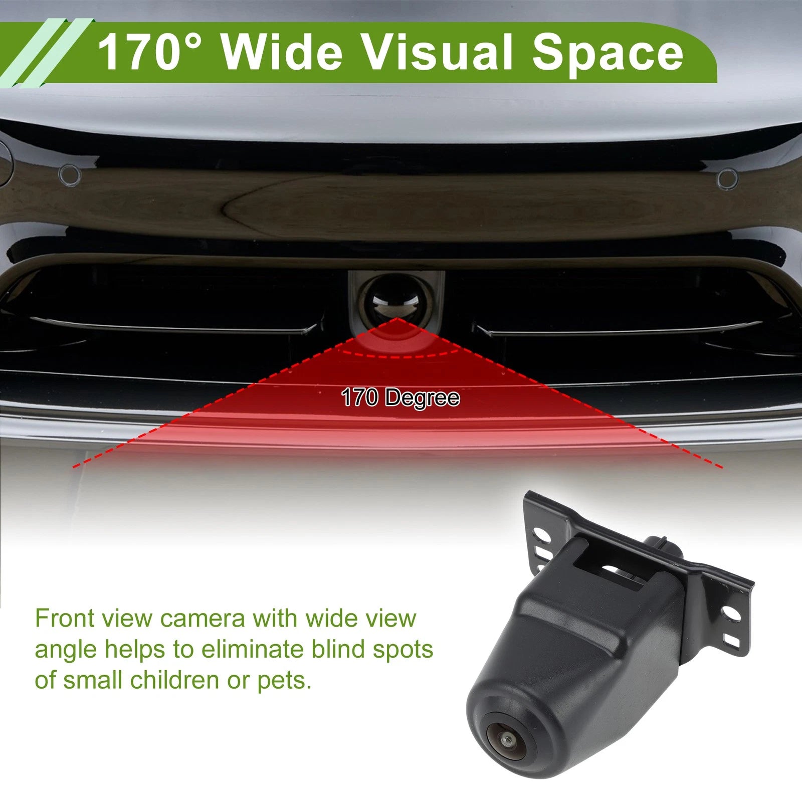 Front View Car Camera for Toyota FJ-Cruiser 2007–2014 Replacement OEM