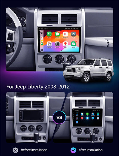 10.1" Android Car Stereo GPS Navigation for Jeep Liberty (2008–2012)