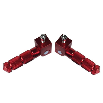 CNC Folding Foot Pegs Rear Set for Universal Motorcycle (All Years) - Red