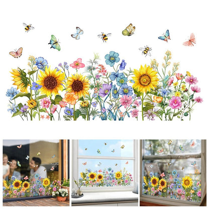 Sunflower Wall Sticker for Furniture Decoration