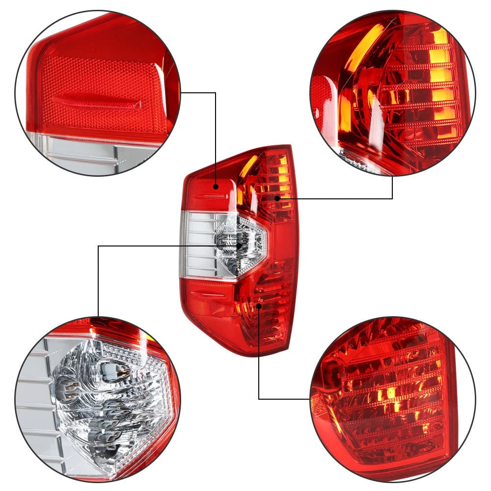 Tail Light Assembly for Toyota Tundra (2014–2021) Left Driver Halogen