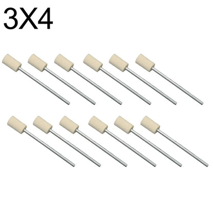 12 Piece Wool Grinding Head Set for Rotary Tool (No Specific Years)