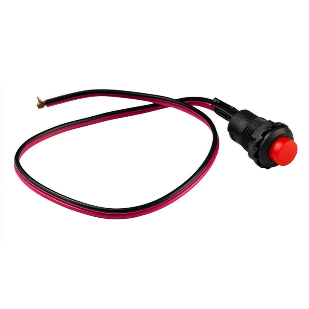 Horn Switch Button for Universal Cars (12V) - ABS Black