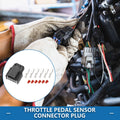 Throttle Pedal Sensor Connector Plug 6 Pin for BMW Mercedes-Benz (Set)